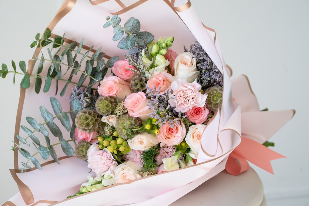 Ramo rosas claras