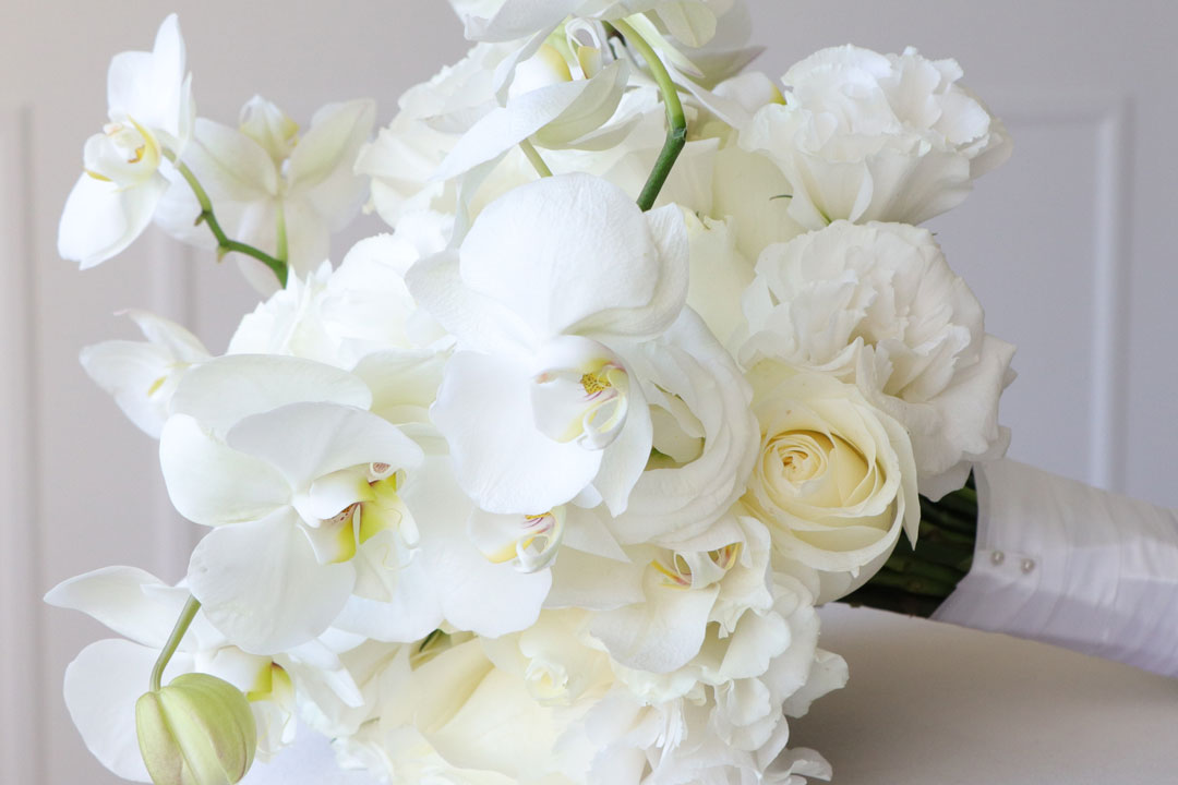 Ramo de novia con Orquidea