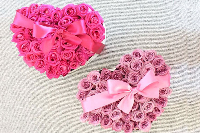 Corazón de flores