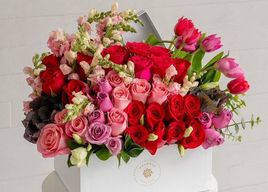 Arreglo de Cumpleaños con tulipanes