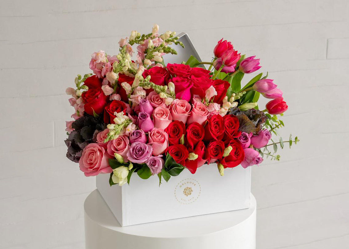 Arreglo de Cumpleaños con tulipanes