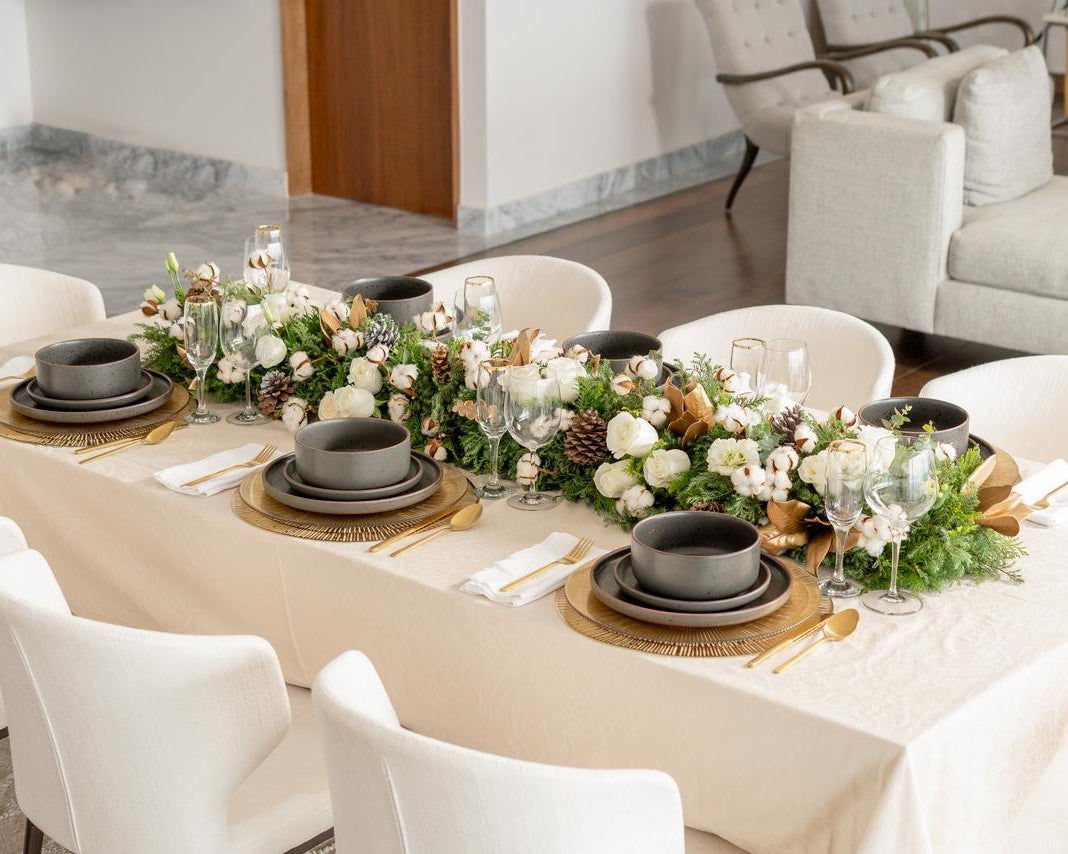 Guía navideña Blanca