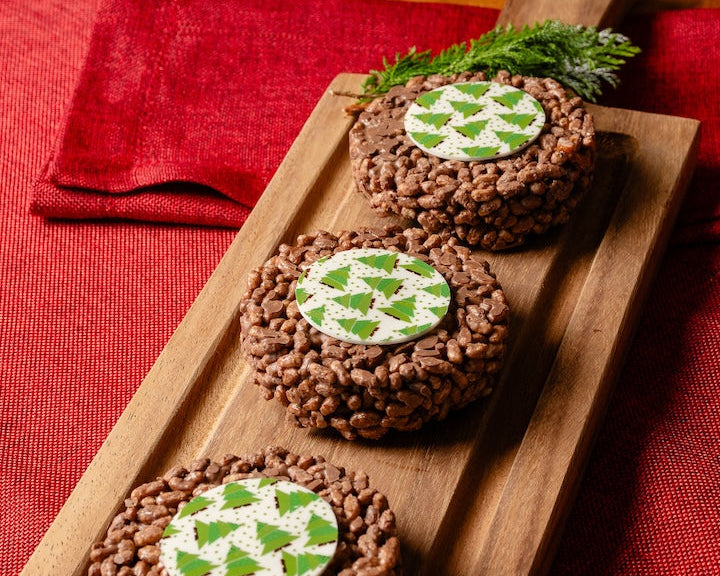 Enjambre de chocolate navideño