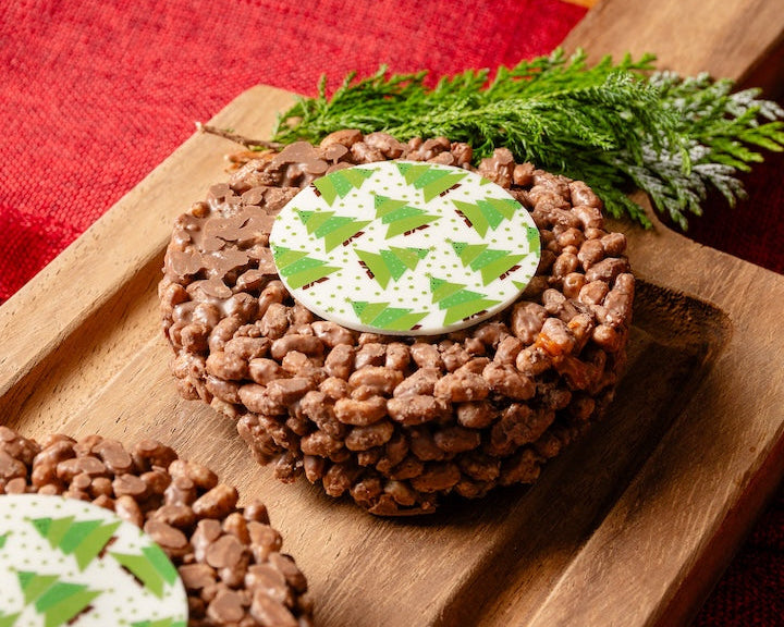 Enjambre de chocolate navideño