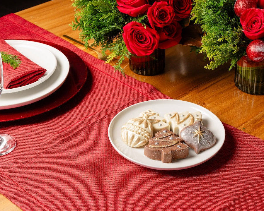 Regalo de Navidad con chocolates