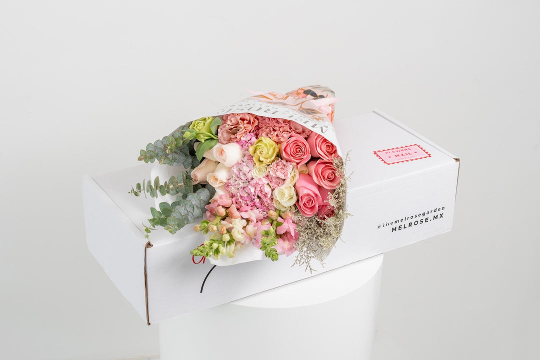 Ramo de flores rosas Madisson