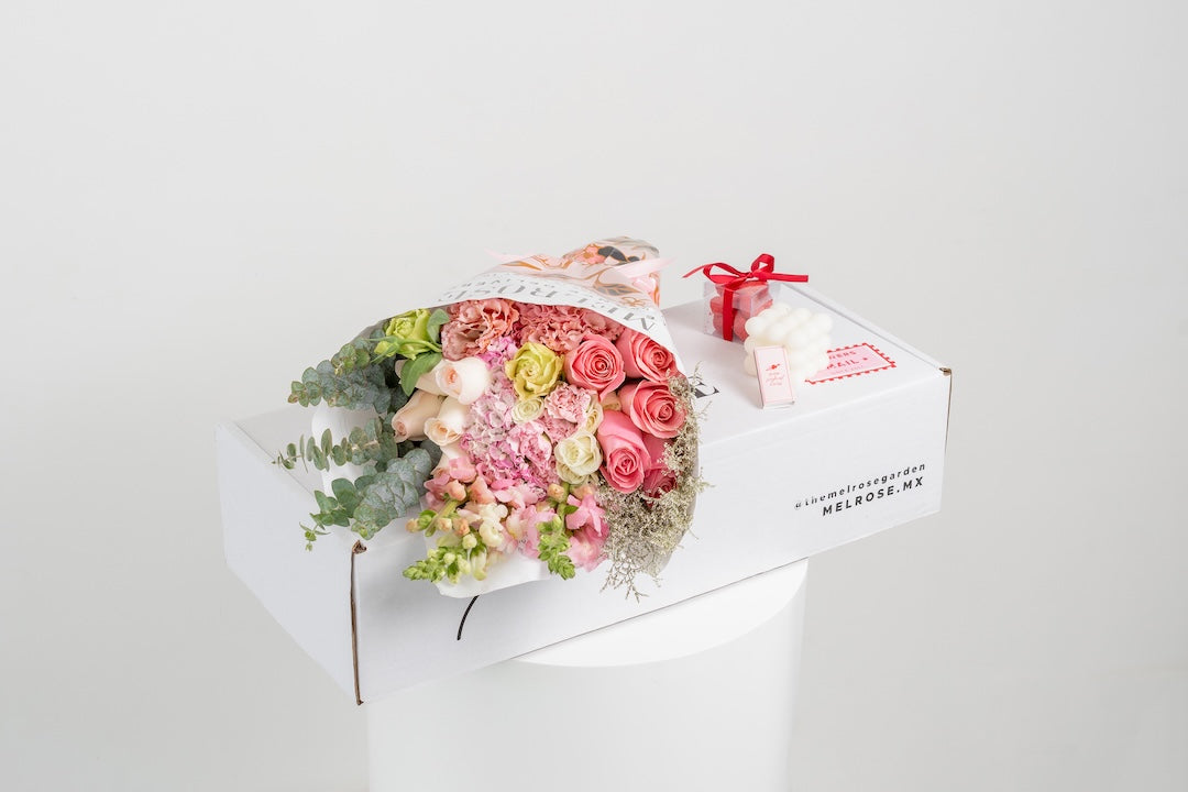 Ramo de flores rosas Madisson