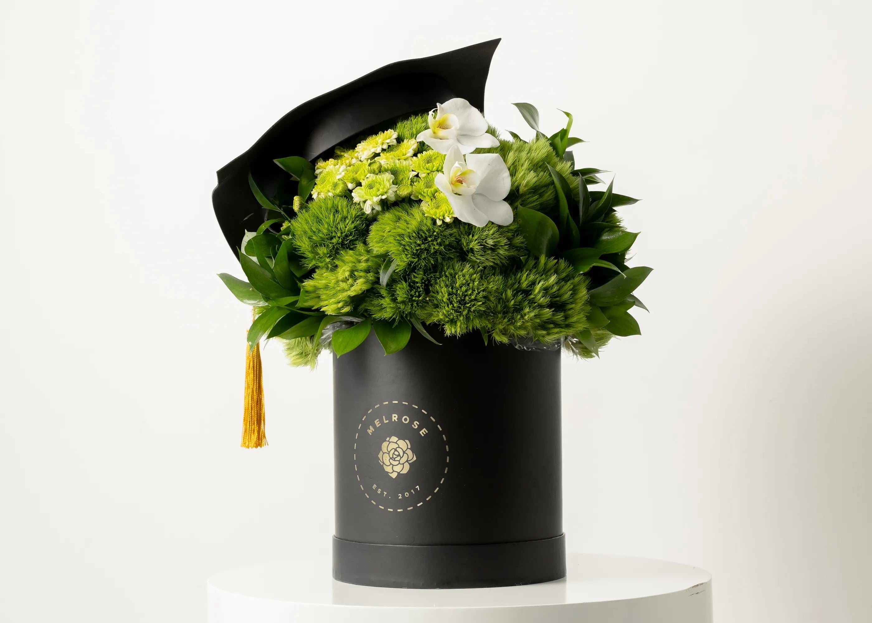Graduación con Orquídea