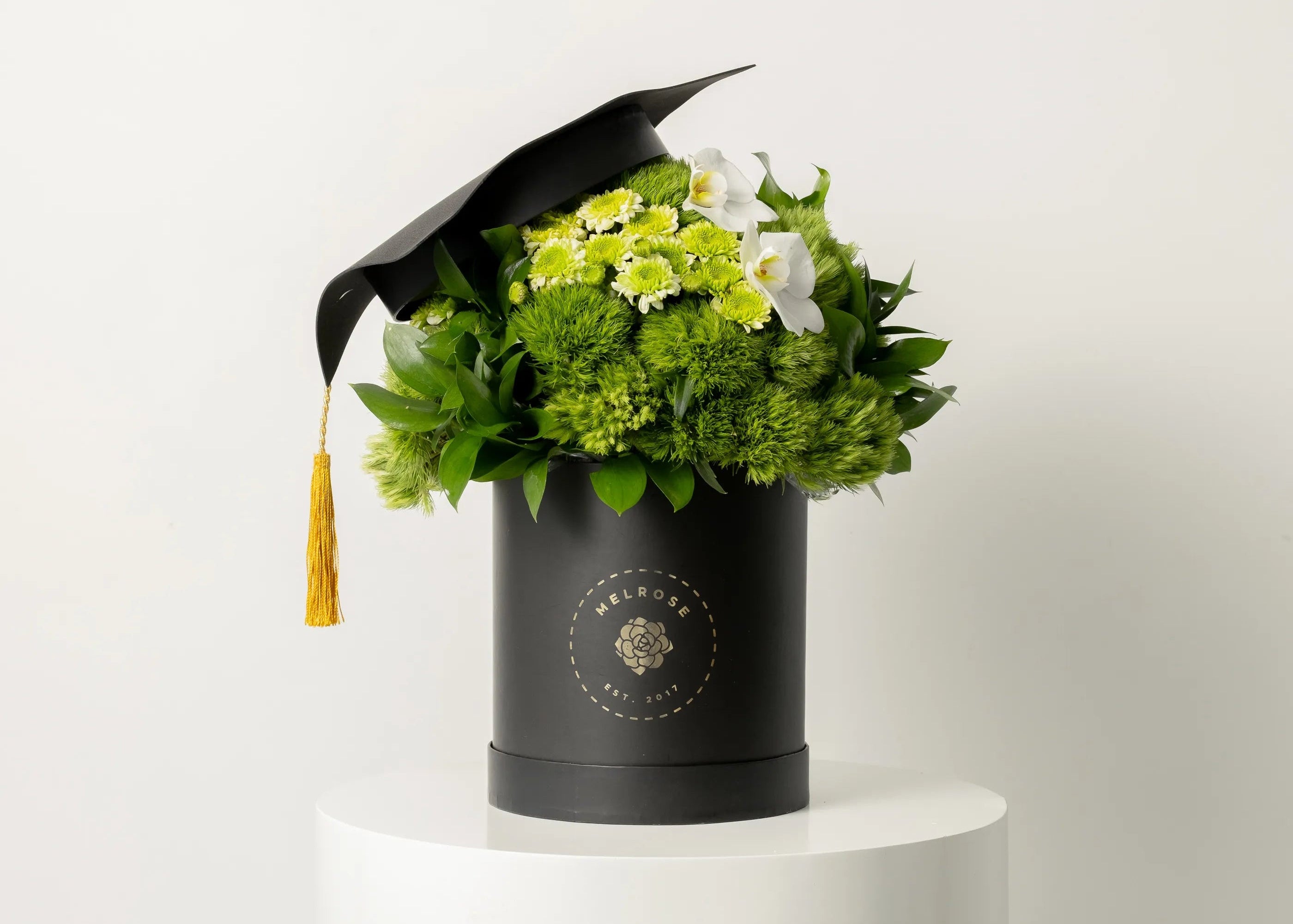 Graduación con Orquídea